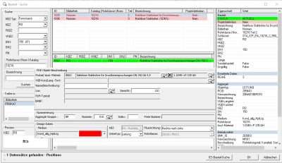 PLM PDE – Statusmeldung projektkonformer Norm- und ICS Bauteilauswahl